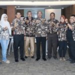 Foto bersama Ketua FKPPI Papua Benhur Tomi Mano dan Pengurus FKPPI Papua