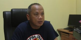 Caption: Komisioner KPU Papua, Tarwinto, SH. Foto: Piet Balubun / PapuaSatu.com