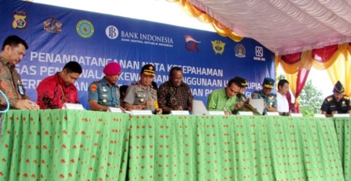 satgas pengawasan rupiah di skow