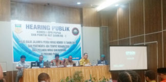 Caprion : Suasana Hearing Publik Komisi I DPR Papua dengan Solidaritas Anti Miras dan Narkoba Kota Jayapura-Papua di hotel Horizon