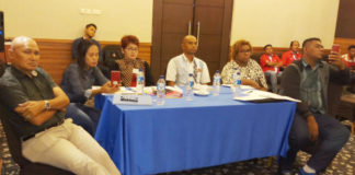 Caption : Suasana Pertemuan 30 pengusaha SPBU dari wilayah MOR VIII pada kegiatan sertifikasi para manager SPBU wilayah Maluku-Papua.