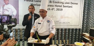 Caption : Kegiatan Media Luncheon and Cooking Live Media yang digelar Managemen Horex Hotel Sentani di Restaurant HoreX Hotel Sentani, Jalan Raya Sentani, Kota Sentani, Distrik Sentani, Kabupaten Jayapura, Senin (4/3/2019) kemarin siang