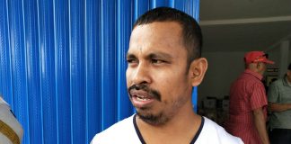 Ketua KPU Keerom Korneles Watkaat