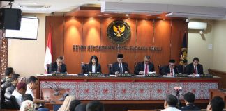 Caption : Suasana Sidang Sidang DKPP RI, di Jakarta, pada Rabu (10/4/2019). Ist/PapuaSatu.com