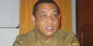 Caption: Sekretaris Daerah Kabupaten Keerom Blasius Waluyo Sejati