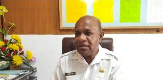 Ketua Panitia Penerimaan CPNS Formasi 2018 Kabupaten Keerom, Adrianus Samonsabra.