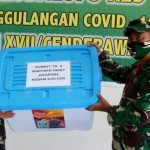 Penyerahan bantuan dari Kasad ke pihak Rumkit TK II Marthin Indei pada Jum’at (29/05/2020)
