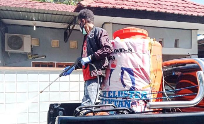 Penyemprotan Disinfektan Cegah Covid 19