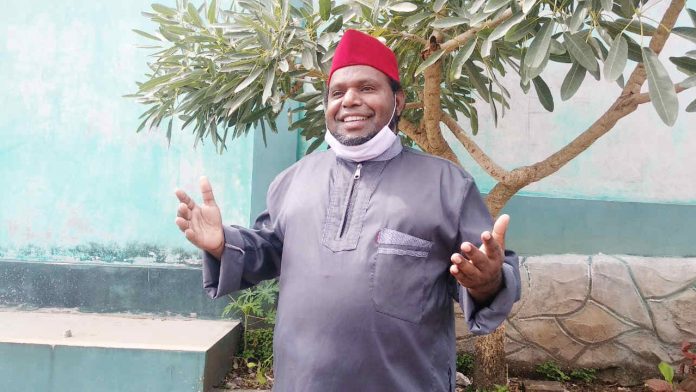 Caption : Ketua MUI Provinsi Papua KH Syaiful Islam Al Payage