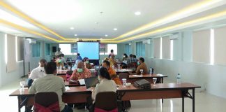 Suasana diskusi terkait rencana operasional covid-19