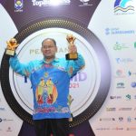 Dirut PDAM Jayapura saat meraih penghargaan TOP CEO BUMD di Hotel Raffles-Jakarta, Jumat (10/9/2021)