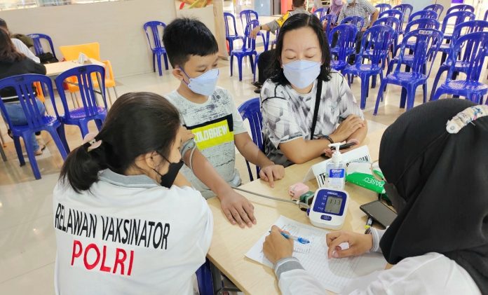 Gebyar Vaksinasi Presisi di Mall Jayapura, Sabtu (25/9/21)