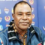 Koordinator bidang upacara sub PB PON Kabupaten Jayapura, Eqberth C. Kopeuw, M. Pd