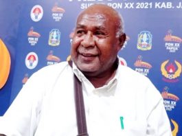 Koordinator Sub Bidang Pertandingan pada Bidang II Sub PB PON Kabupaten Jayapura, Hanock Puraro
