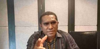 Ketua Pemuda Adat Papua Wilayah II Saireri, Ali Kabiay