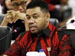 Wakil Ketua I Komite I DPD RI Dr. Fiep Wamafma, SH.,M.HUM, Senator Papua Barat//ISTIMEWA