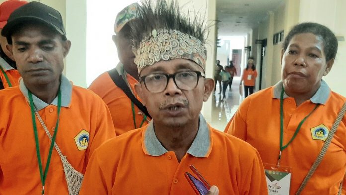 Ketua Tim Delegasi Pra-PENAS KTNA Kabupaten Jayapura, Rudy A. Saragih