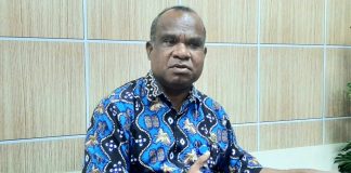 Kepala Dinas Perhubungan Kabupaten Jayapura, Alfons Awoitauw,SIP,M.KP