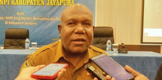 Ketua Panitia Lokal KMAN VI, Dr. Timotius Demetouw,SE,M.Si