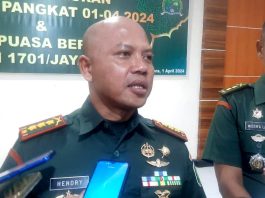 Dandim 1701/Jayapura, Kolonel Inf. Hendry Widodo