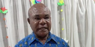 Ketua Sinode Gereja Kemah Injil Indonesia (GKII) Wilayah 1 Papua, Pendeta Petrus Bonyadone, M.Th