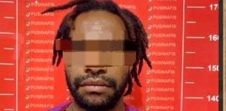 Anggota KKB Yalimo bernama Okoni Siep alias Nikson Matuan yang ditangkap Satgas Ops Damai Cartenz di Kabupaten Yalimo pada Minggu (2/2)