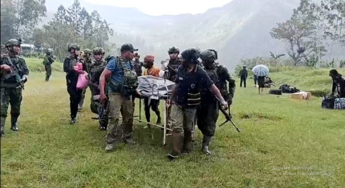 Evakuasi korban kekejian OPM di Kabupaten Yahukimo, MInggu (23/3/25)