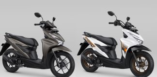 New Honda BeAT Series dengan warna dan striping terbaru yang tampil makin mewah