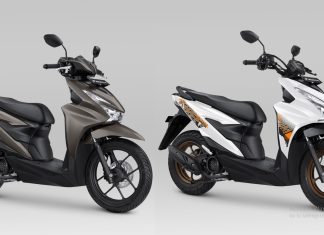 New Honda BeAT Series dengan warna dan striping terbaru yang tampil makin mewah
