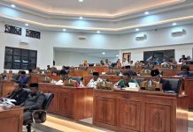 Anggota DPRK Jayapura saat sidang pembahasan Perda RPJMD Tahun 2025-2029