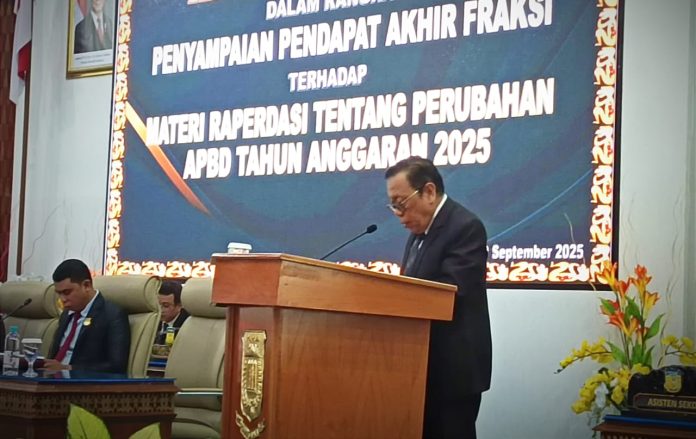Ketua Fraksi Keadilan Pembangunan, Ir. H. Junaedi Rahim, IAI