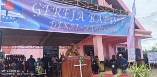 Gereja Baptis Dekai Resmi Diresmikan, Wujud Syukur Jemaat atas Penyertaan Tuhan