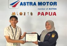 Konsisten Donor Darah, Astra Motor Papua Dapat Penghargaan PMI Jayapura