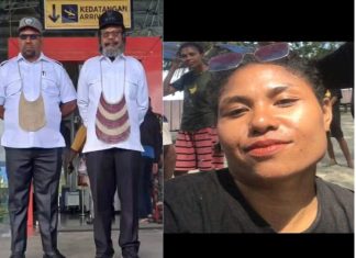 Komitmen Bupati Tolikara, Willem Wandik Tidak Boleh Ada Nyawa yang Hilang Sia-sia Karena Ditolak Oleh Layanan Rumah Sakit Caption : Foto Kiri Bupati dan Wakil Bupati Tolikara, Willem Wandik-Yotam Wonda. Foto Kanan, Almarhumah Irene Sokoy meninggal dunia karena diduga tidak Dapat Pelayanan di RS