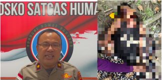 Wakasatgas Humas Satgas ODC, Kompol Yusuf Tauziri (kanan), salah satu korban pembunuhan oleh OTK di Yahukimo