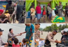 Humanis, Personel Satgas Ops Damai Juga Peduli Dengan Kesehatan dan Gizi Warga di Papua