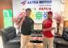 Astra Motor Papua Terima Corporate Award dari PT Servvo Fire Indonesia