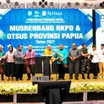 Pembukaan Musrenbangda Provinsi Papua di Hotel Suni Abepura, Kamis (30/4/26)