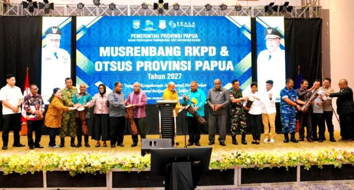 Pembukaan Musrenbangda Provinsi Papua di Hotel Suni Abepura, Kamis (30/4/26)
