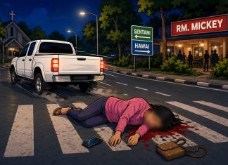 IRT Meninggal Dunia Akibat Tabrak Lari di Sentani, Polisi Buru Pengemudi Mobil Pic Up Putih