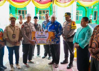 Tinjau Pembangunan SPPG di Supiori, Gubernur Papua Dorong Pemanfaatan Hasil Kebun dan Ikan Masyarakat