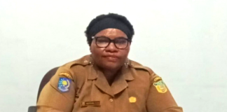 Plh. Kabid Peternakan dan Kesehatan Hewan Provinsi Papua, Irene Pagawak