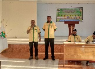 Dua Putra Asli Papua Kembali Pimpin Komcab Pemuda Katolik Kota Jayapura dan Kabupaten Keerom