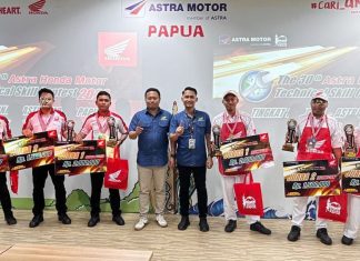 Astra Motor Papua Umumkan Juara Technical Skill Contest 2026 Tingkat Regional