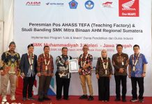 Resmikan Pos AHASS TEFA, AHM Jembatani Siswa Masuki Dunia Industri