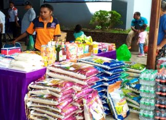 Bahan pokok yang untuk memenuhi kebutuhan masyarakat di Papua harus didatangkan dari luar daerah. (foto/Kominfo Papua)