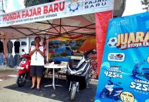 Promo Menarik Pembelian Motor Honda dan Servis Murah dari Pos Fajar Baru Mall Borobudur Sentani Semarakkan HUT SMAN 1 Sentani