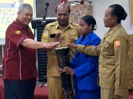 Pembukaan Sertifikasi Tenaga Kerja Bidang Pariwisata khusus Pramu Saji (Waiters) di Hotel Jasmine, Kota Jayapura, Senin (27/7/2026)
