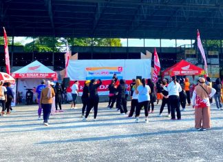 Honda Hadir Dalam Senam Pagi Bersama di Lapangan Hanggar