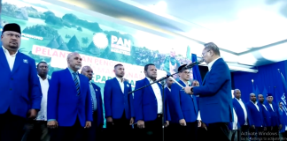 Pelantikan enam Ketua DPW PAN dan Ketua DPD PAN se-Papua Raya oleh Ketua Umum DPP PAN, Zulkifli Hasan